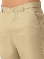 Jainish Men's Casual Cotton Solid Shorts ( SGP 153 Beige ) - Distacart