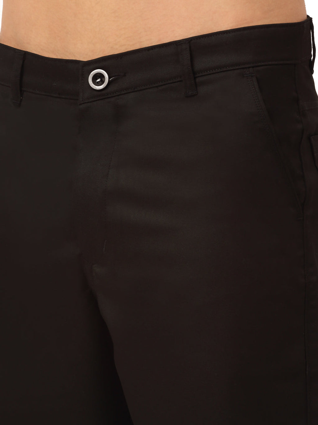 Jainish Men's Casual Cotton Solid Shorts ( SGP 153 Black ) - Distacart