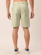 Jainish Men's Casual Cotton Solid Shorts ( SGP 153 Cream ) - Distacart