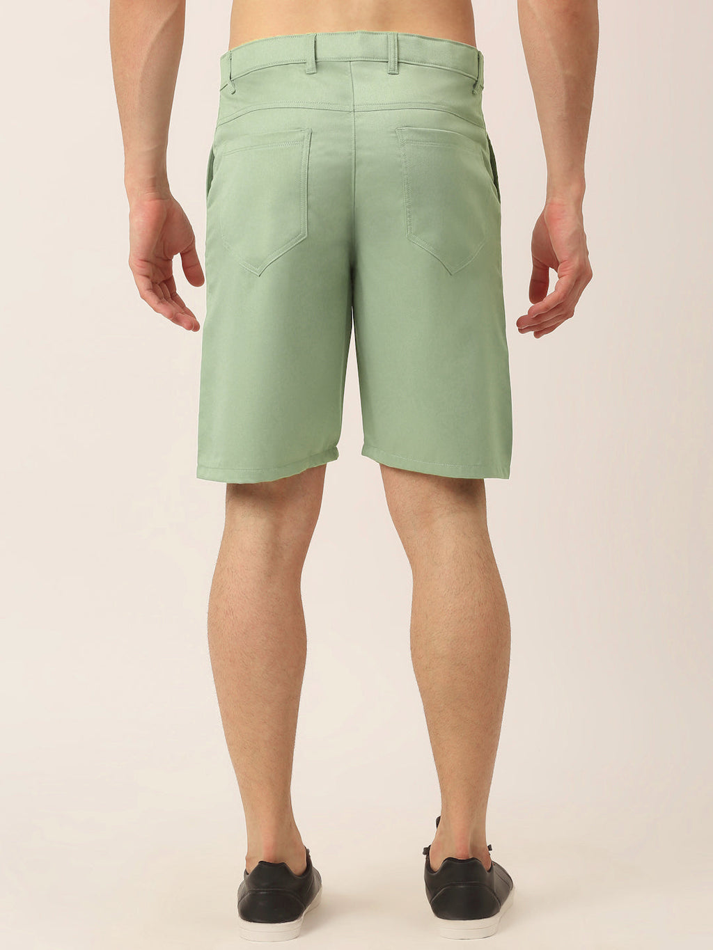 Jainish Men's Casual Cotton Solid Shorts ( SGP 153 Pista-Green ) - Distacart