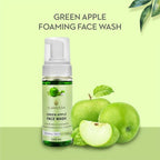 Glamveda Green Apple Brightening Foaming Face Wash
