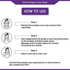 Kisra pimple care soap + Kisra Royal Heart Soap