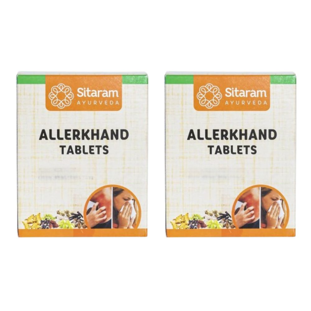 Sitaram Ayurveda Allerkhand Tablets - Distacart