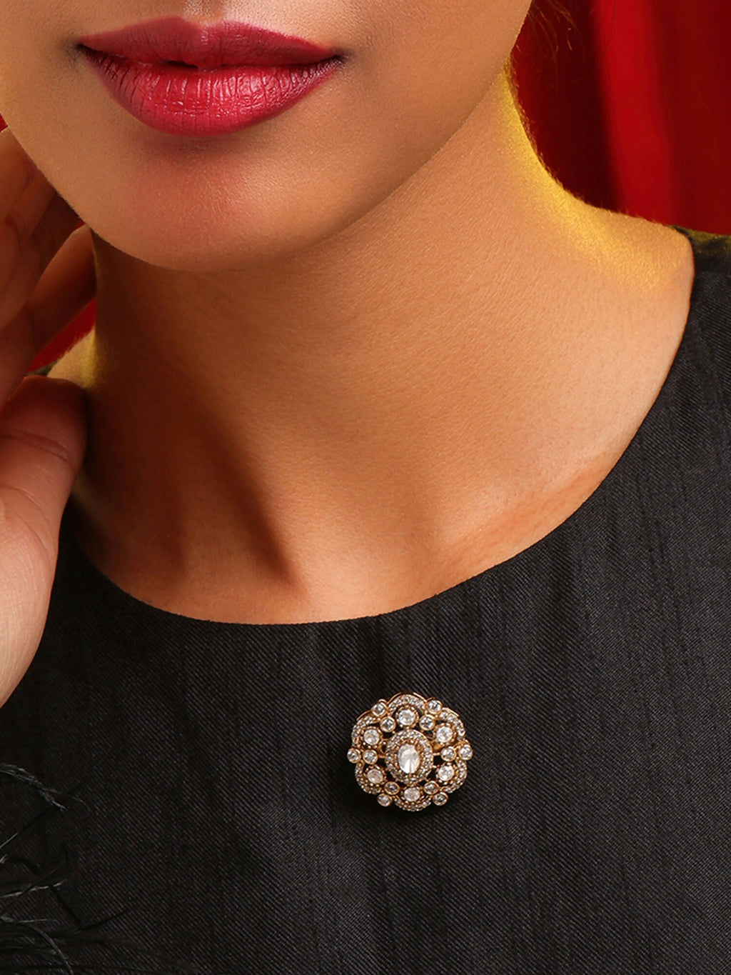 Ruby Raang Soft Imprint Brooch
