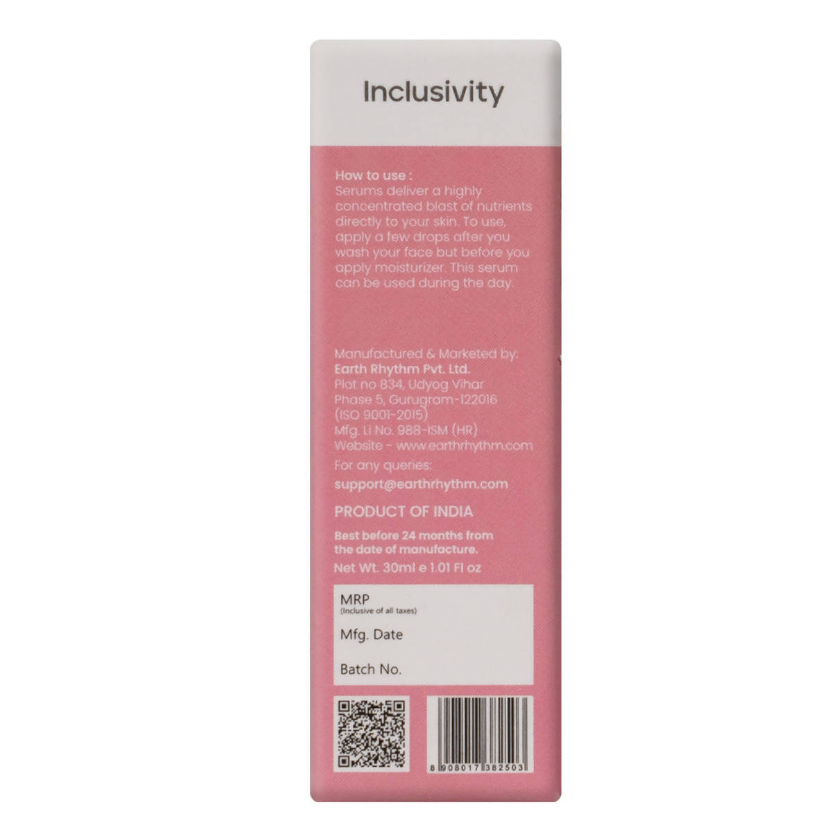 Earth Rhythm Vitamin E Antioxidant Barrier Support