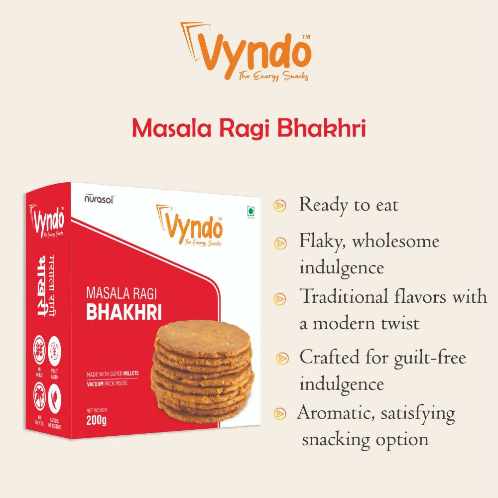 Vyndo Masala Ragi Bhakhri - Distacart