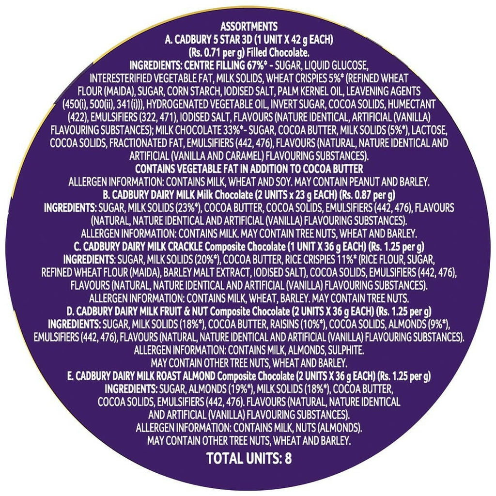 Cadbury Celebrations Premium Selections Chocolates Gift Pack