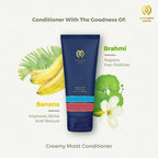 Mystique Earth Creamy Moist Conditioner With Richness Of Brahmi & Banana
