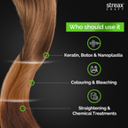 Streax Craft Strength Shampoo For Chemically Treated Hair Strength with Protein Complex