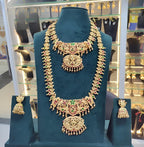 Jewel City Exquisite Gold-Plated Kundan Bridal Jewelry Set - Traditional Indian Design