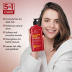 Botanic Hearth Smooth and Shine Shampoo with Hibiscus extract & Rosehip Oil
