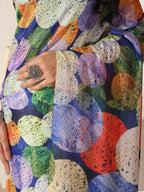 Shivam Fabrics Multi Color Turkey Fabric Printed Saree - Distacart