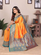 Sonakshi Women's Fenta Banarasi Silk Zari Woven Traditional Saree with Blouse - Distacart