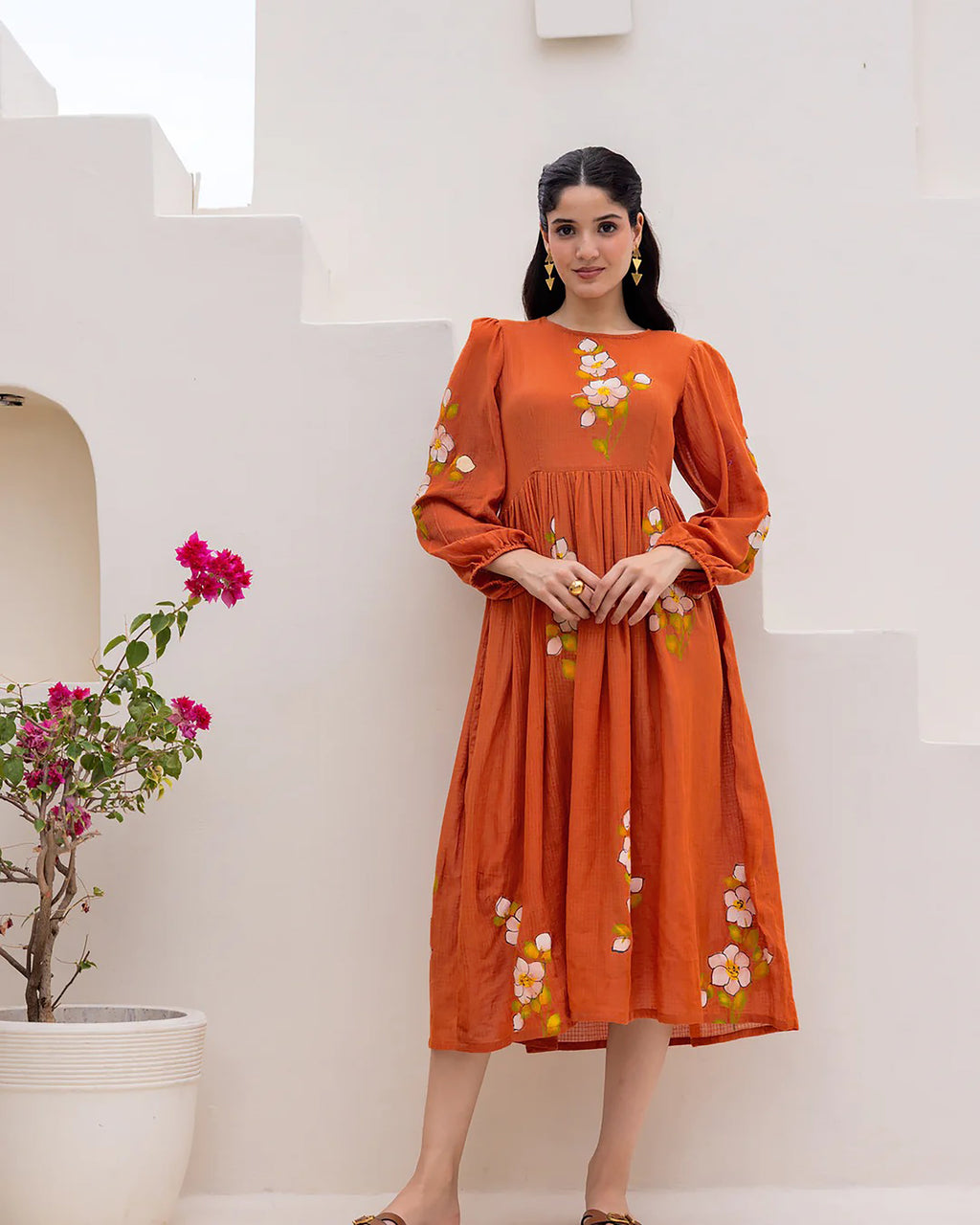 Sonakshi Women's Corel Kota Checks With Heavy Digital Printed Anarkali Gown Set - Distacart