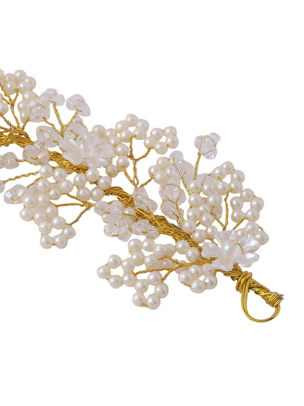 NVR Women Embellished Beaded Hair Accessory Set