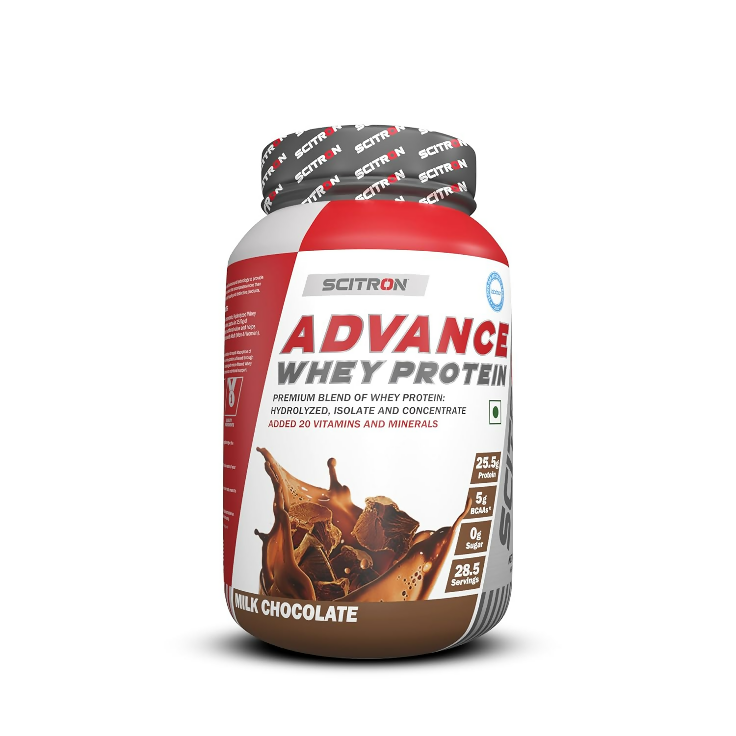 Scitron Advance Whey Protein Milk Chocolate Flavor - Distacart