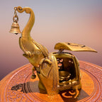 Brass Elephant Lamp