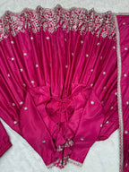 Prazu Fashion Pink Silk Thread With Sequence Anarkali Suit - Distacart
