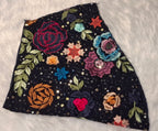 Kia Fashions Navy Blue Multi Color Embroidered Readymade Blouse - Distacart