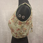 Kia Fashions Pistachio Green Georgette Multi Color Emb & Sqn Readymade Blouse - Distacart