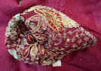 Kia Fashions Wine Georgette Multi Color Emb & Sqn Readymade Blouse - Distacart
