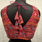 Kia Fashions Hot Pink Multi Color Embroidered Readymade Blouse - Distacart
