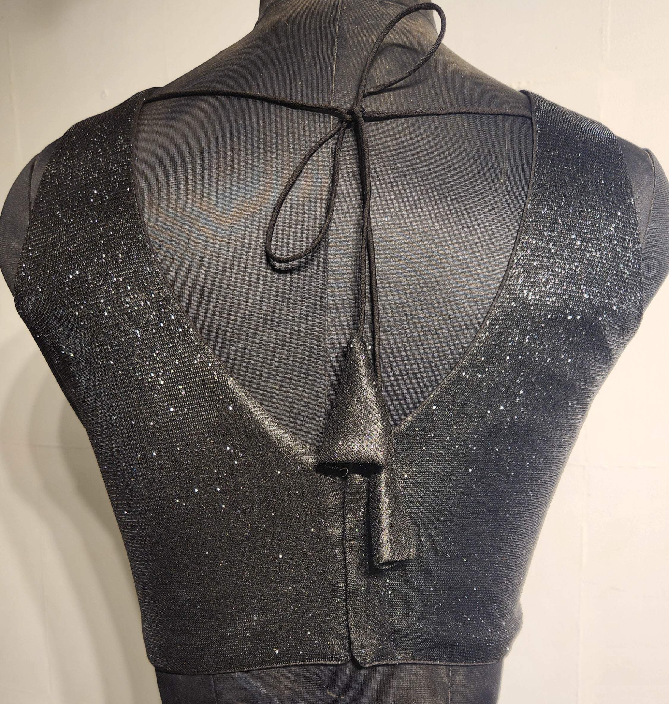 Kia Fashions Black Shimmer Dual Tone Glitter Fabric Readymade Blouse - Distacart