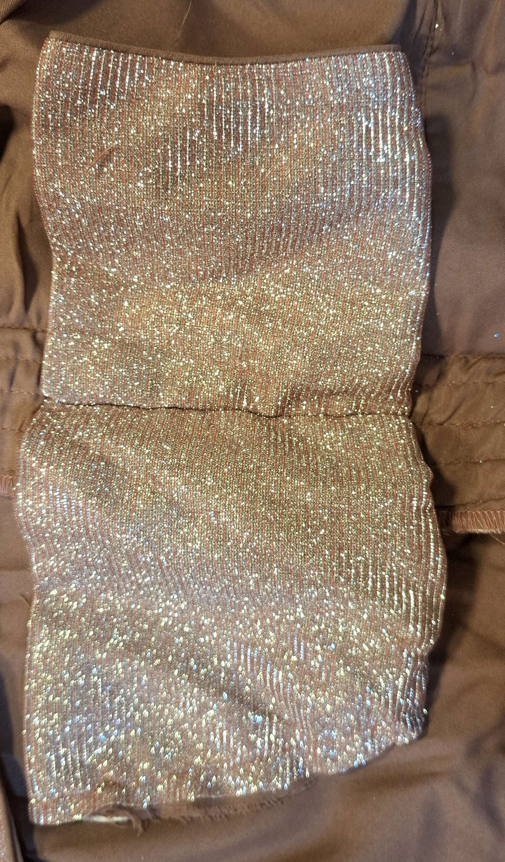 Kia Fashions Dusty Pink Dual Tone Glitter Fabric Readymade Blouse - Distacart