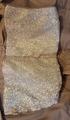 Kia Fashions Dusty Pink Dual Tone Glitter Fabric Readymade Blouse - Distacart