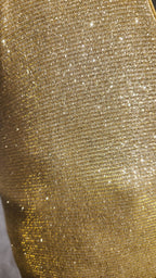 Kia Fashions Gold Lustre Dual Tone Glitter Fabric Readymade Blouse - Distacart