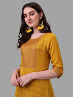 Embroidered Printed Kurta With Pant And Dupatta Set, Multicolor - Hiral Fashion - Distacart