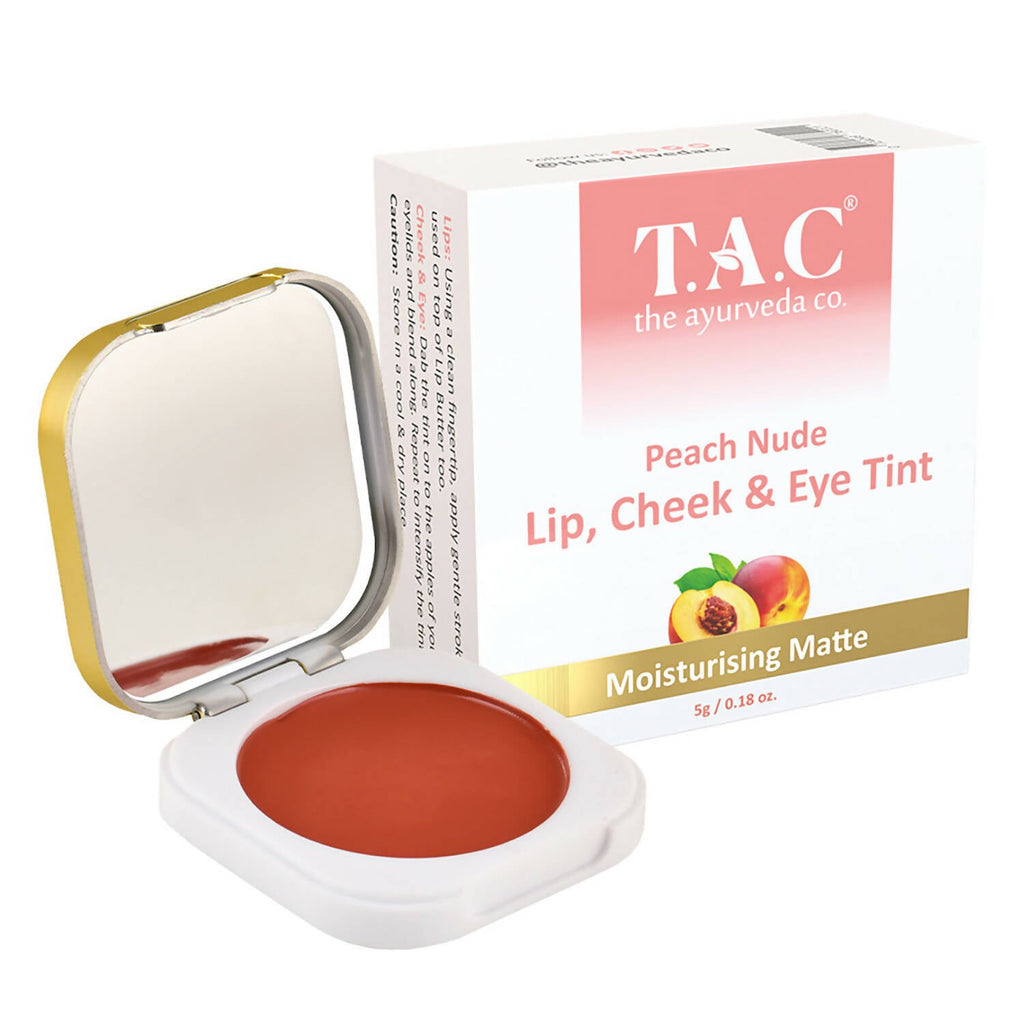 TAC - The Ayurveda Co. Peach Nude Lip, Cheek & Eye Tint
