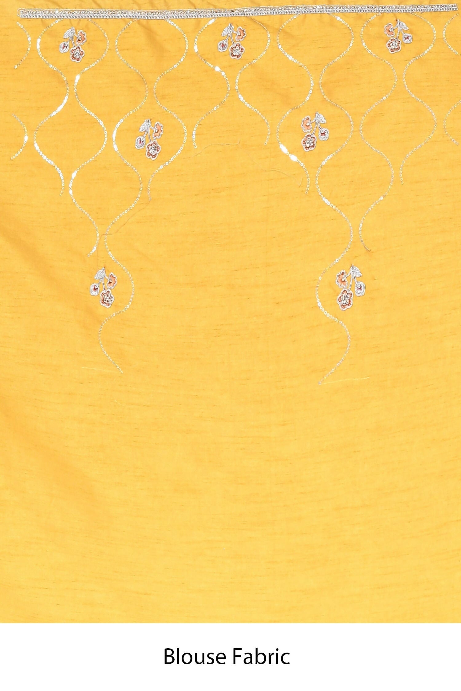 Yellow Organza Satin Silk Sequence Embroidered with Stone work Saree - Nimaya Benzy