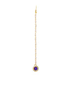 Ruby Raang Blue Meenakari Kundan Maang Tikka - Distacart
