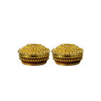 Sri Rudra Gold Fancy Tray Round Bowl (EAN 8906101491865)