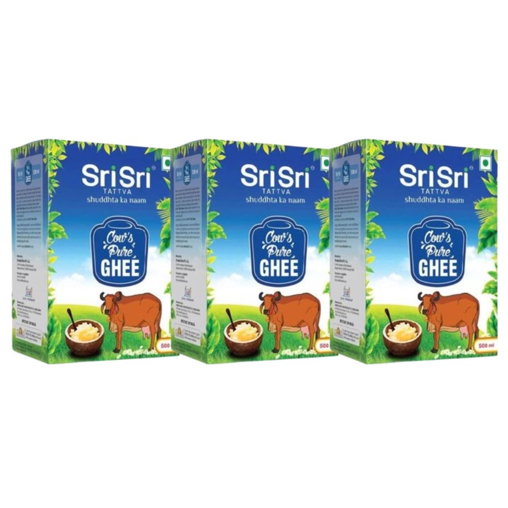 Sri Sri Tattva Cow's Pure Ghee | Pure Cow Ghee for Better Digestion and Immunity | Pure A2 Cow Ghee - Distacart