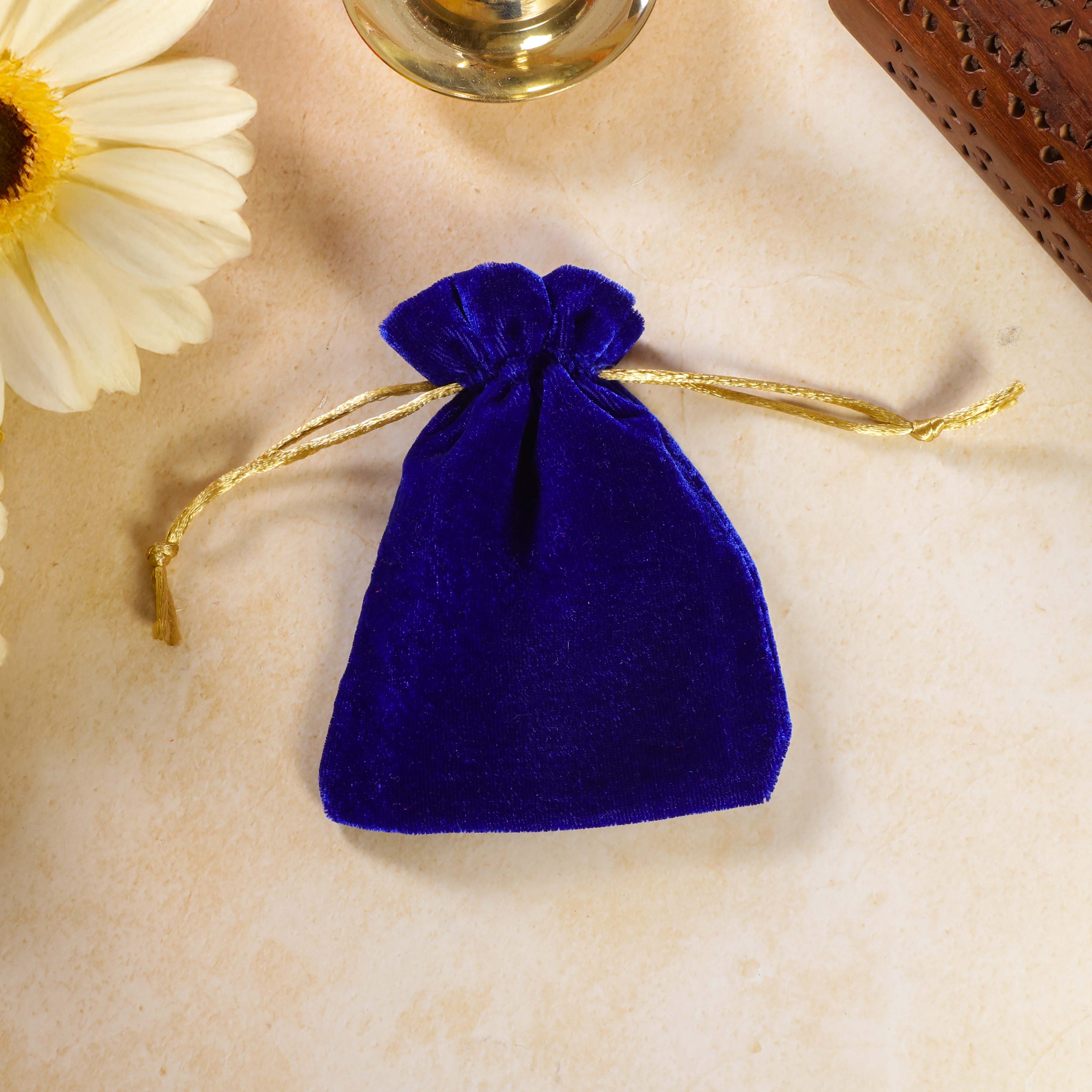 Sri Rudra Velvet Pouch SR 02702