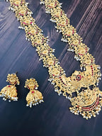 Jewel City Exquisite Gold Filigree Necklace and Earrings Set