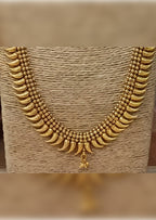 Jewel City Traditional Gold-Plated Kerala Mullamottu Mala Set with Jhumka Earrings - Distacart
