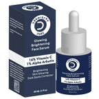 Dermistry Pure 16% Vitamin C 1% Alpha Arbutin Skin Light Bright Glowing Spot Corrector Face Serum
