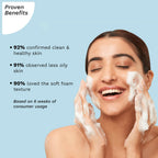 Pilgrim Volcanic Lava Ash Foaming Face Wash with Brush - Distacart