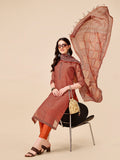 Printed Kurta With Pant And Dupatta Set, Multicolor - Hiral Fashion - Distacart