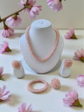 Inhanns Rangshine 4-In-1 Crystal Glam Set - Handmade - Peach