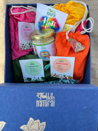 Shuddh Natural Ubtan Based Herbal Gulal | Ayurvedic Thandai Powder | Holi Gift Hamper - Distacart