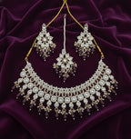 Jewel City Royal Stone Bridal Necklace Set for Women | Traditional Gold-Plated Ethnic Indian Jewelry
