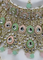 Jewel City Traditional Kundan Bridal Jewelry for Women Handcrafted Necklace with Earrings, Maang Tikka, Indian Wedding Jewellery Set - Distacart