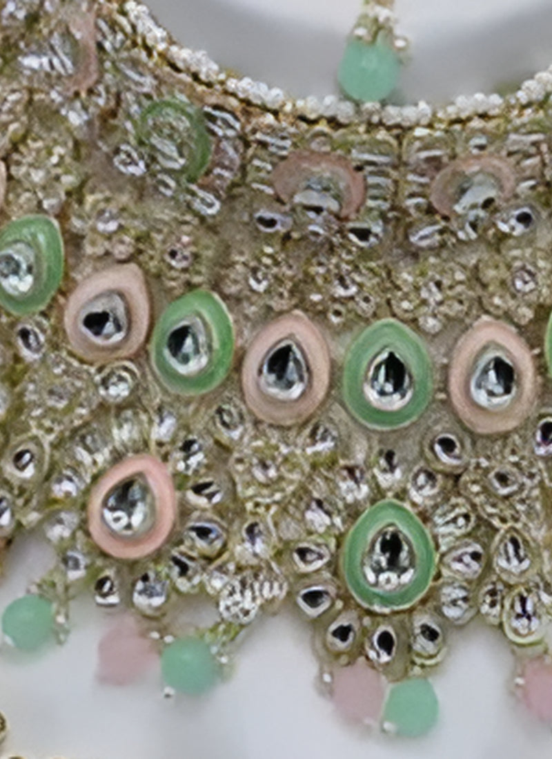 Jewel City Traditional Kundan Bridal Jewelry for Women Handcrafted Necklace with Earrings, Maang Tikka, Indian Wedding Jewellery Set - Distacart