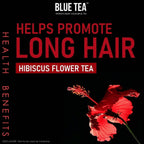 Blue Tea Organic Hibiscus Green Tea - Distacart