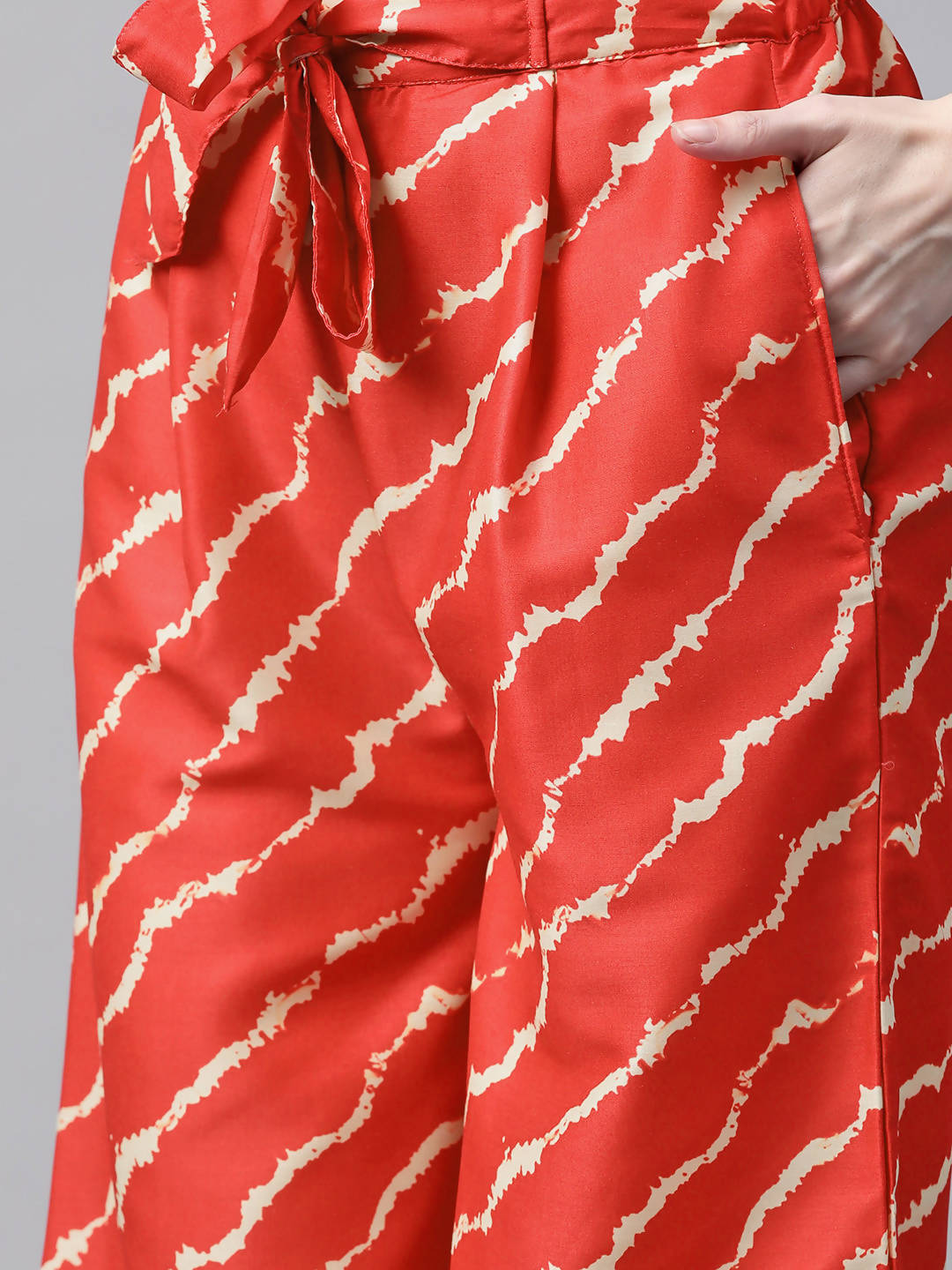 Myshka Women Red Printed Full Sleeve V Neck Dress - Distacart
