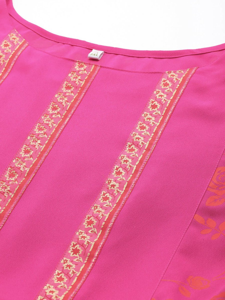 Ahalyaa Women's Traditional wear Ethnic Dress - PINK - Distacart